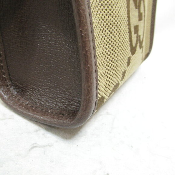 Gucci Jumbo GG Shoulder Bag Tote Canvas Beige - Picture 10 of 10